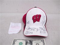 Wisconsing Badgers Hat w/ Football Player