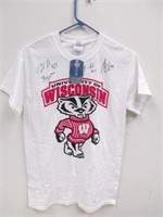 Autographed Signed Wisconsin Badgers T-Shirt