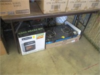Glass top stove and air fryer