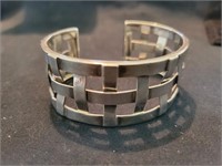 Sterling cuff bracelet/37.1gr