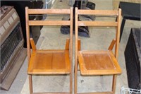 2 Fold up Chairs
