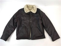 Wilson Leather Bomber Jacket Size Small