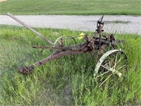 Antique 2 bottom plow