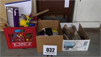 Cement Tools, Garden Items, 3 Box Lot