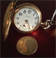Elgin 7-Jewel Pocket Watch 20 yr Warranted Case