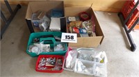5 Boxes - Nails,Screws,Misc. Hardware Items