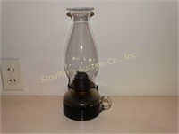 Finger Tip glass oil lamp 11 1/2"t