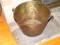 Brass Bucket 14"d x 10"h