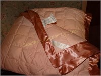Pink Down Comforter 74"x 94"