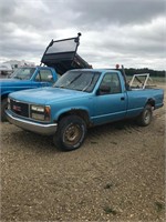 1993 GMC 4X4 5 SPEED PICK UP, (PARTS ONLY)