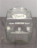 Curtiss Candy Co. Glass Jar W No Lid