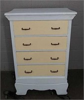 Painted Vintage 4 Drawer Chest