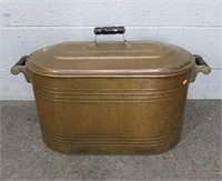 Large Copper Tub With Lid