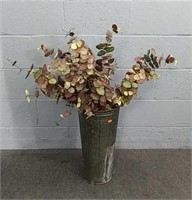 Eucalyptus And Metal Vase