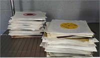 Large Lot Assorted 45 Rpm Records