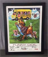 Autographed Funny Cide Poster