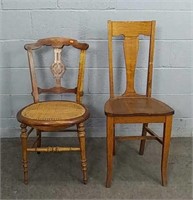 2x The Bid Vintage Chairs