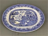 18" Blue Willow Platter
