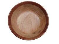 Handmade Wooden Salad Bowl Mountain - 10" Diameter