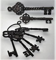 Oversized Metal Keys