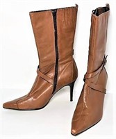 Guess Leather Heeled Boots