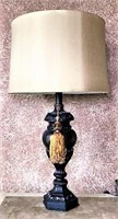 Tall Table Lamp with Shade and Tassel