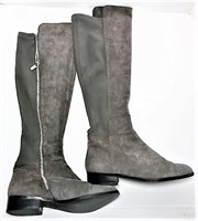 Michael Kors Grey Suede Riding Boots