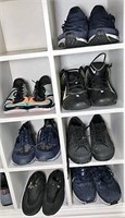 Seven Pairs of Mens Nike Tennis Shoes