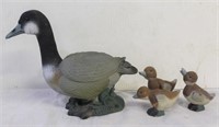 Goose & Goslings Garden Ornaments