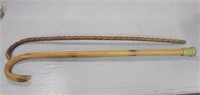 Antique/Vintage Wooden Walking Canes