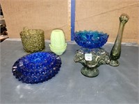 LOT OF FENTON GLASSWARE