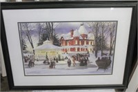 Victorian Winter Print Signed