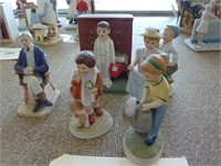 SET OF NORMAN ROCKWELL FIGURINES