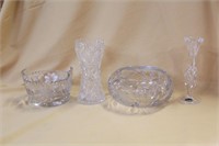 Cut Crystal And Pressed Glass Pieces