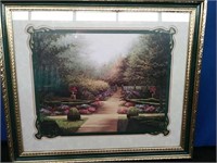 Framed Garden Picture 28 x 24