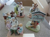 SET OF 5 NORMAN ROCKWELL FIGURINES