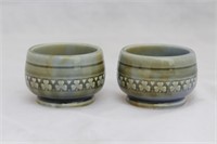Pair of Wade Irish Porcelain Miniture Bowls