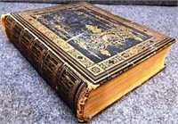 Antique 1852 English Holy Bible