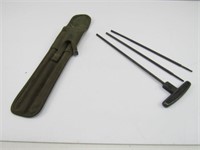 Vintage US Military Gun Cleaning Rod in Case