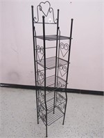Multi-Shelved Wire Metal Standing Rack