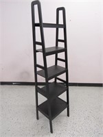 Ladder-Styled Open Bookshelf, Black