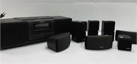 Bose Shelf Speakers & Sony Boom Box K13A