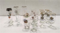 Collection of Beer Tasting Glasses M12C