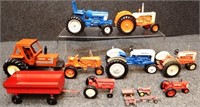 Toy Tractors, Wagons, & Implements