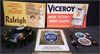 Beer, Cigarette Signs, Ashtrays & More