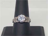 .925 Sterling Silver CZ Ring