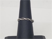 .925 Sterling Silver Braided Band
