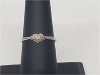 .925 Sterling Silver Heart Ring