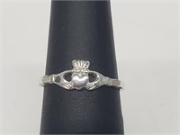 .925 Sterling Silver Claddagh Ring