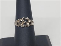 .925 Sterling Silver Nugget Ring